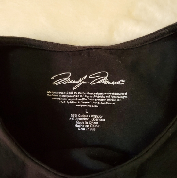 Marilyn Monroe Crop Tank Top Size Large - Picture 7 of 7